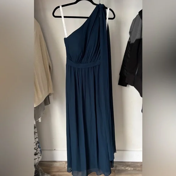 navy blue long dress bridesmaid Bloom Dress – Ella Boutique